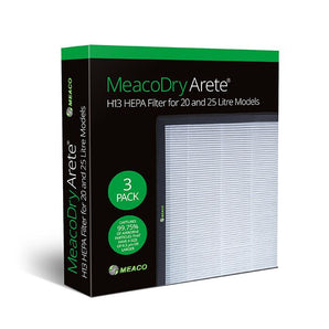 HEPA-filter Meaco Arete One 20/25L 3stk